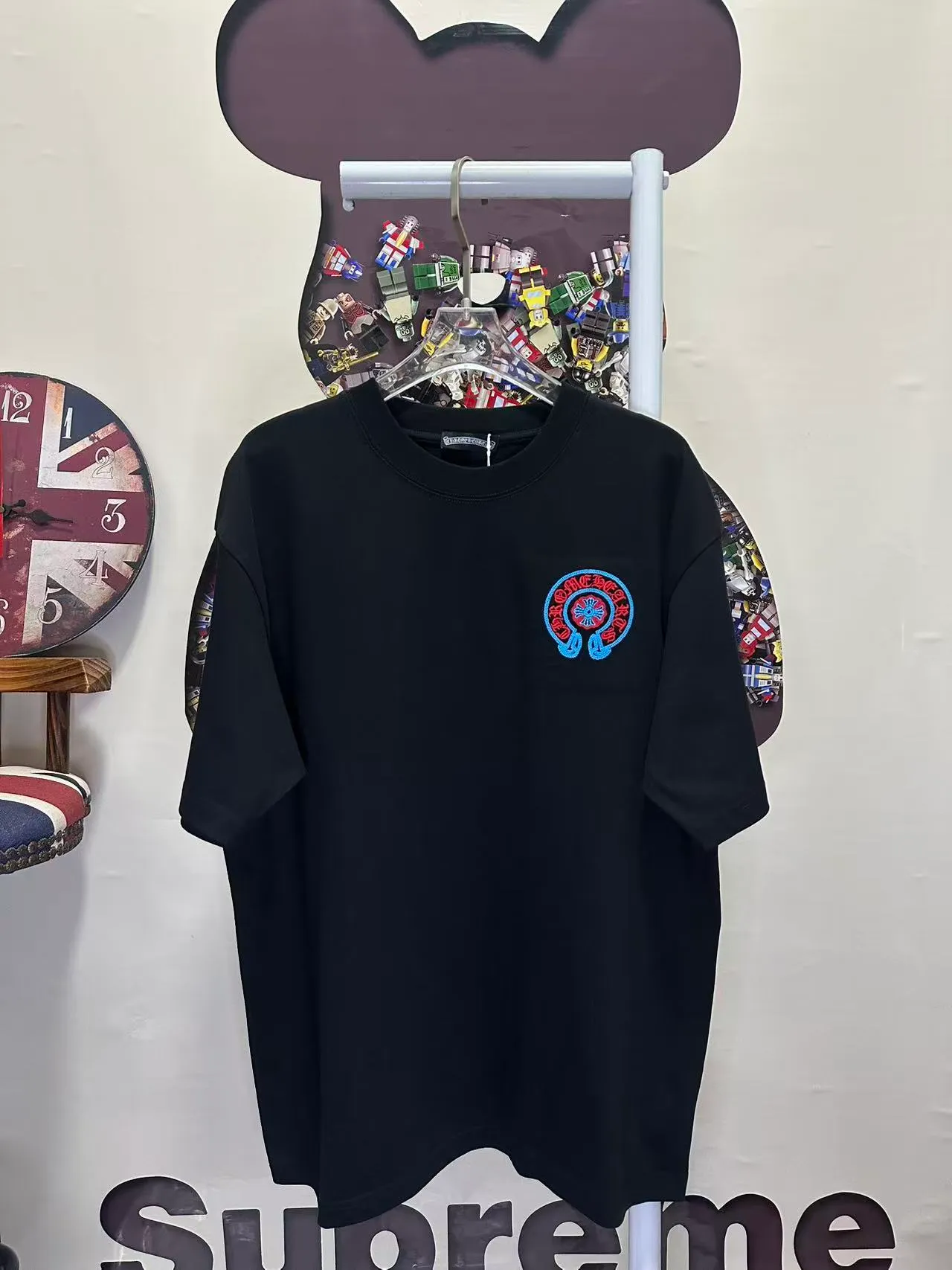 Come Hearts 3D ， Classic Logo ， 。 ： 🪡 ➕ ：Black White SIZE：S-XXL